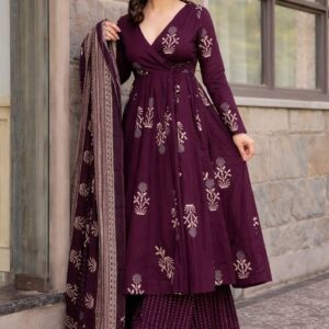 Klosia Women Pure Cotton Kurta Pant Set with Dupatta | Bandhani Print Kurta Sets for Women | Comfortable Suit Sets|Regular Fit